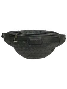 JIMMY CHOO* waist bag / leather /BLK