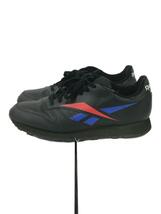 Reebok◆ローカットスニーカー_EG2989/28cm/BLK/レザー_画像1