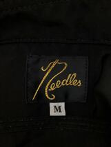 Needles◆半袖シャツ/M/ポリエステル/BLK/無地/KP180/22SS/WORK SHIRT_画像3