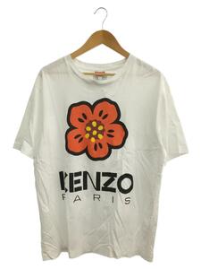 KENZO◆BOKE FLOWER Tシャツ/L/コットン/WHT/fd55ts4454so