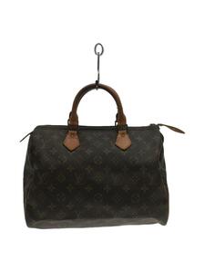 LOUIS VUITTON◆1)スピーディ30_モノグラム・キャンバス_BRW/PVC/ブラウン