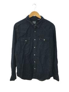 Levi’s◆長袖シャツ/L/コットン/NVY/無地/pc9-85745-0002