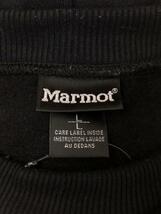 Marmot◆パーカー/L/コットン/NVY/tomqjb73/ブラック/黒/マーモット/裏起毛_画像3