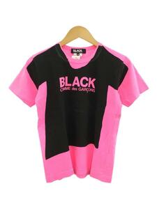 BLACK COMME des GARCONS◆Tシャツ/M/コットン/PNK