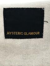 HYSTERIC GLAMOUR◆ボトム/L/コットン/WHT/無地/02211AP07_画像4