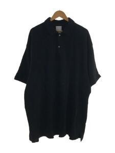 STRIPES FOR CREATIVIE/PILE POLO/ポロシャツ/XXXXL/コットン/BLK