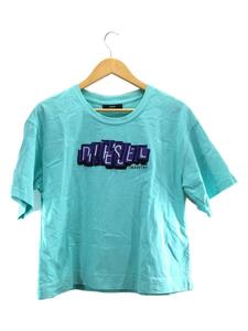 DIESEL◆T-BOWLESS-A1/Tシャツ/XS/コットン/BLU/プリント