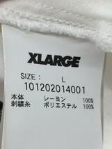 X-LARGE◆半袖シャツ/M/コットン/WHT/無地/101202014001_画像5