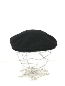 KANGOL◆WOOL 504 HUNTING CAP/ハンチング/L/ウール/ブラック/レディース/0258BC