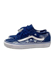 VANS◆ローカットスニーカー/26cm/BLU/キャンバス