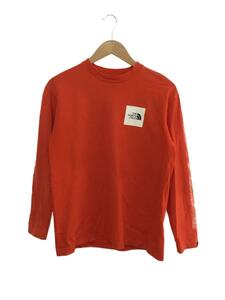 THE NORTH FACE◆L/S YOSEMITE TEE_ロングスリーブ ヨセミテ ティー/S/コットン/RED/無地