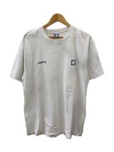 UNDEFEATED◆22SS/SMALL LOGO S/S TEE/L/コットン/ホワイト/襟汚れ有/221077001004_画像1