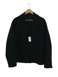 yohji yamamoto POUR HOMME◆ジャケット/1/ウール/BLK/HE-J61-537