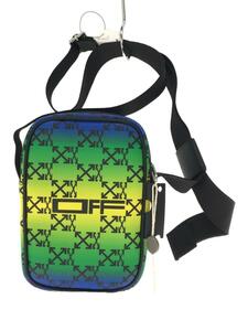 OFF-WHITE◆MONOGRAM CROSSBODY MULTICOLOR/ショルダーバッグ/PVC/GRN/総柄