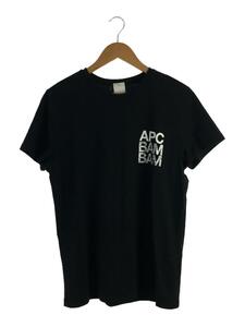A.P.C.◆Tシャツ/L/コットン/BLK