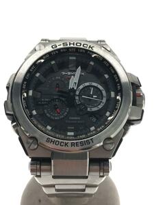 CASIO◆ソーラー腕時計・G-SHOCK/アナログ/SLV/MTG-S1000D