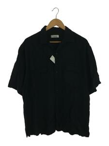 RADIALL◆21SS STEP SIDE -OPEN COLLARED SHIRT S/S/半袖シャツ/XL/レーヨン/BLK