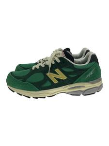 NEW BALANCE◆M990GG3/ローカットスニーカー/ランニングシューズ/26.5cm/GRN