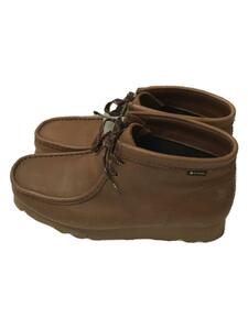 Clarks◆Wallabee Boot GTX/ワラビーブーツ/US8.5/ブラウン/ゴアテックス