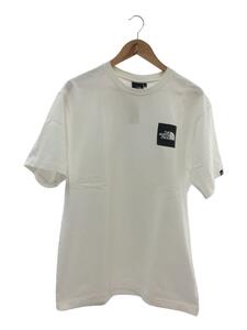 THE NORTH FACE◆S/S SMALL SQUARE LOGO TEE_ショートスリーブ スモール スクエア ロゴ ティー/XL/コット