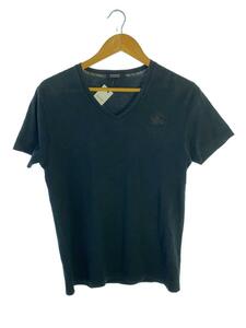 BURBERRY BLACK LABEL◆Tシャツ/2/コットン/ブラック/D1P47-152-09/使用感有