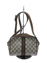 GUCCI◆ショルダーバッグ/PVC/BEG/総柄/68.02.004/オールド/シェリーライン/内側劣化_画像3