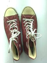 CONVERSE◆ハイカットスニーカー/US8/RED/レザー_画像3