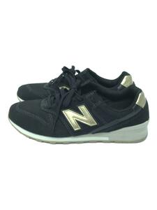 NEW BALANCE◆ローカットスニーカー/24.5cm/BLK/スウェード/WL996CE2