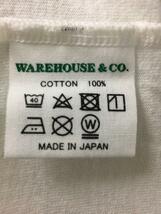 WAREHOUSE◆Tシャツ/L/コットン/WHT_画像4