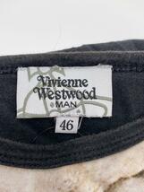 Vivienne Westwood MAN◆Tシャツ/46/コットン/ブラック/黒/総柄/VW-LP-85289_画像3