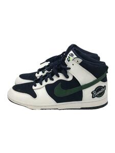 NIKE◆DUNK HIGH PRM EMB_ダンク ハイ プレミアム エンベデッド/29cm/NVY/コーデュロイ