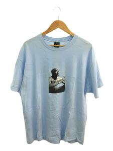 WACKO MARIA◆Tシャツ/XL/コットン/BLU/プリント/23SS 2PAC TEE/首汚れ有