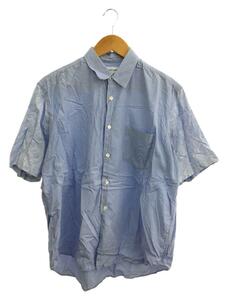 COMME des GARCONS SHIRT◆半袖シャツ/S/コットン/BLU/総柄