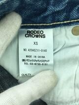 RODEO CROWNS◆ストレートパンツ/XS/コットン/IDG/420ASZ11-0140_画像5