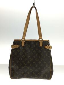 LOUIS VUITTON◆バティニョール・ヴェルティカル_モノグラム・キャンバス_BRW/PVC/BRW