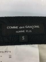 COMME des GARCONS HOMME PLUS◆コムデギャルソンオムプリュス/PD-P016/AD2019/ボトム/S/ポリエステル/ブラック_画像4