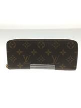 LOUIS VUITTON◆ポルト・フォイユ・クレマンス_モノグラム・キャンバス_フラワーチャーム_BRW_ホットピンク/PVC/BRW/モ_画像1