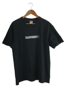 Supreme◆Motion Logo Tee/モーションロゴ/Tシャツ/L/コットン/BLK