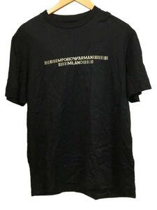 EMPORIO ARMANI◆Tシャツ/-/コットン/BLK/6R1TDI 1JUVZ