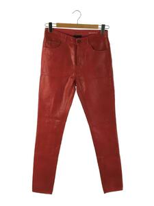 SAINT LAURENT◆SKINNY JEANS RED/26/コットン/RED/614450 Y09AD