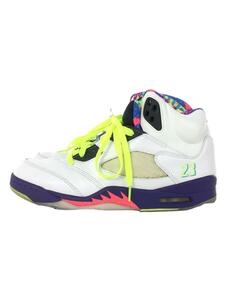 NIKE◆AIR JORDAN 5 RETRO_エアジョーダン 5 レトロ/26.5cm/WHT