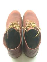 RED WING◆レースアップブーツ・6インチクラシックプレーントゥ/US9/BRW_画像3