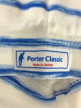Porter Classic◆バスクシャツ/長袖Tシャツ/1/コットン/ホワイト/ボーダー/ボートネック_画像3