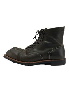 RED WING◆レッドウィング/8086/IRON RANGER/アイアンレンジャー/US9.5/ブラウン/レザー