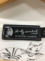 ANDY WARHOL BY HYSTERIC GLAMOUR◆VネックTシャツ/S/コットン/ホワイト/バナナ_画像3