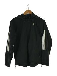 adidas◆ジップパーカー/M/ナイロン/BLK/HM2751