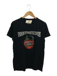 OFF-WHITE◆19AW/×UNDERCOVER APPLE S/S Tee/コットン/BLK/OMAA027G19877012