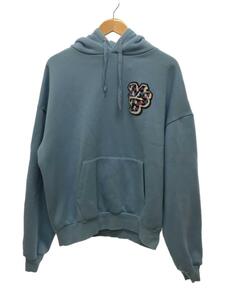 MSB(My Suger Babe)◆WAPPEN HOODIE/レオパードロゴ/パーカー/M/コットン/BLU/MS1131/MSB/