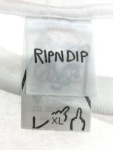 RIPNDIP◆Tシャツ/XL/コットン/WHT_画像3