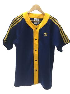 adidas◆半袖シャツ/L/ポリエステル/NVY/IM4458/CL+ SS BB SHIRT(COLLEGE)/